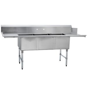 NSF Certified 12 W x 96L x 19H Fenix Sol Commercial Kitchen Stainless Steel Single Overshelf for Work Tables 