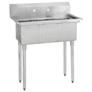 Fenix Sol Stainless Steel Commercial Kitchen Work Prep Table 30W x 96L x 36H 4 Backsplash 
